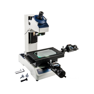 30X LED Dual Illuminated Light XY Stage Travel Distance 4x2″ Measurement Microscope (Measuring Range: 100x50, Micrometer Heads Included) Mitutoyo-176-821-11A